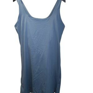 Old Navy Active Wear tank dress with built in shorts in Blueish Grey